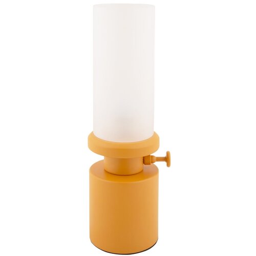 Leitmotiv Oker žuta LED stolna lampa s mogućnosti zatamnjivanja s metalnim sjenilom/sa staklenim sjenilom (visina 29,5 cm) Camp &amp;ndash; Slike