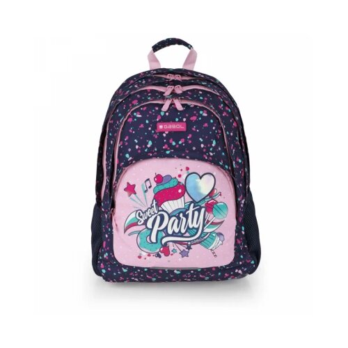 Gabol Ranac školski ergonomski 32x44x18 cm 21l-0,56 kg Party Slike