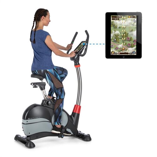 Capital Sports Arcadion Gaming Bike, merač pulzu, bluetooth, držiak na riadidl&amp;aacute;ch, čierna farba Slike