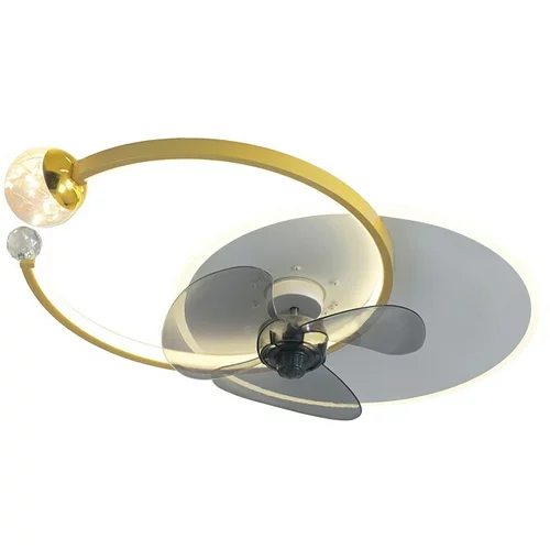 Ferotehna Stropni ventilator Melany (32 W, 62,5 x 40 x 15 cm, zlate barve)