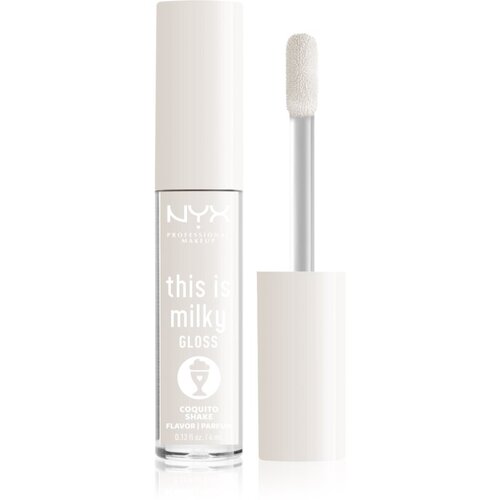 NYX Professional Makeup This is Milky Gloss Milkshakes vlažilni sijaj za ustnice odišavljen odtenek 16 Coquito Shake 4 ml Cene
