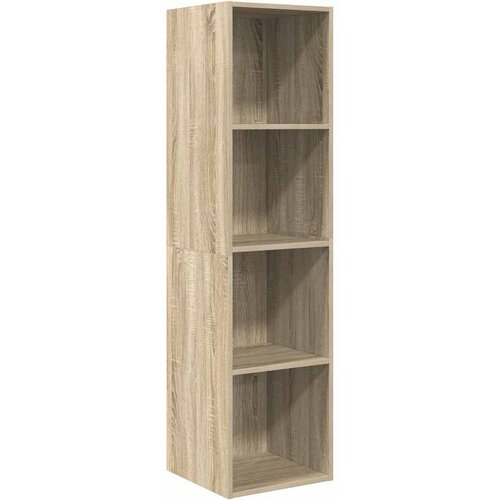  Zidni TV ormarić boja hrasta 37x37x142,5 cm konstruirano drvo Slike