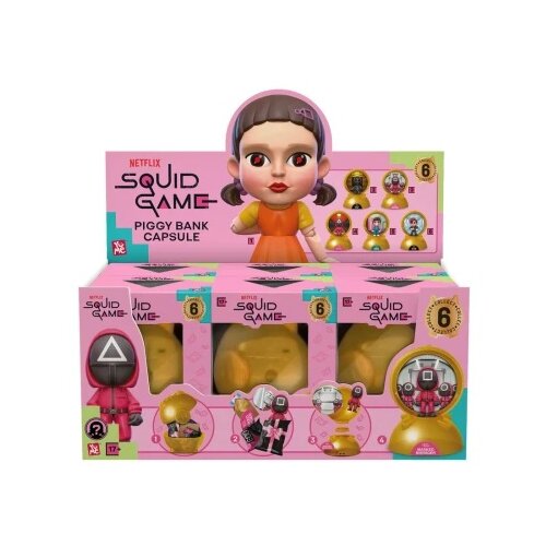 YUME Toys Squid Game - Piggy Bank Capsule Blind Box ( 070121 ) Slike
