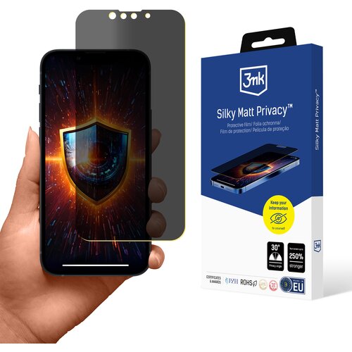 3mk OVITEK ZA ZASEBNOST SILKY MATT PRIVACY CASE ZA APPLE IPHONE 13 MINI, (21964643) Slike