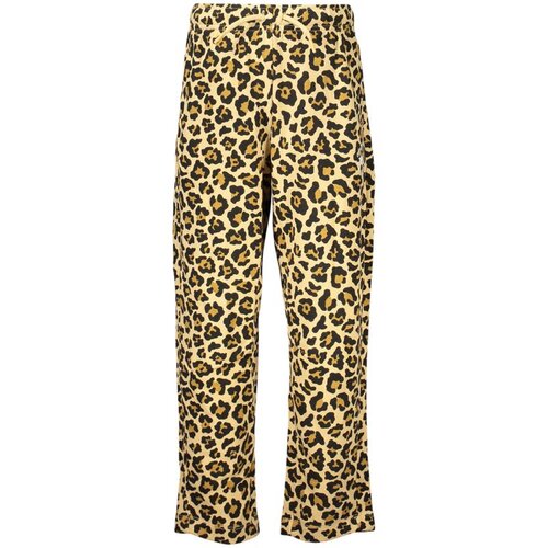 Converse sportske hlače za djevojčice s leopard uzorkom bež Cene