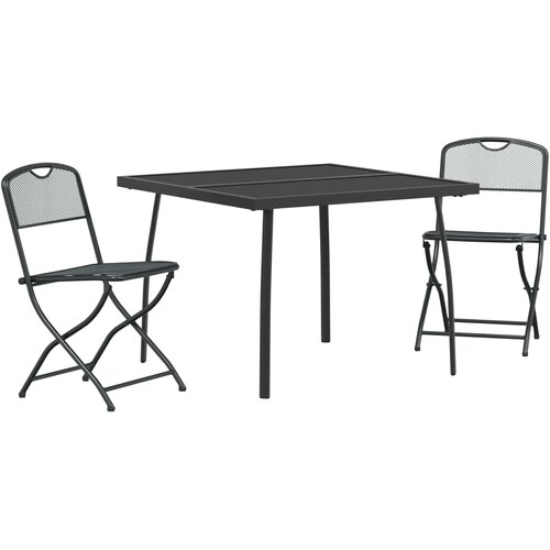 vidaXL Zunanji pohištveni set 3 pcs Antracit Železo in Jeklo, (5000293805) Cene