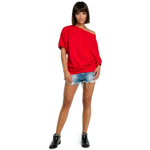 BeWear Ženska bluza B079 siva | Crveno Cene