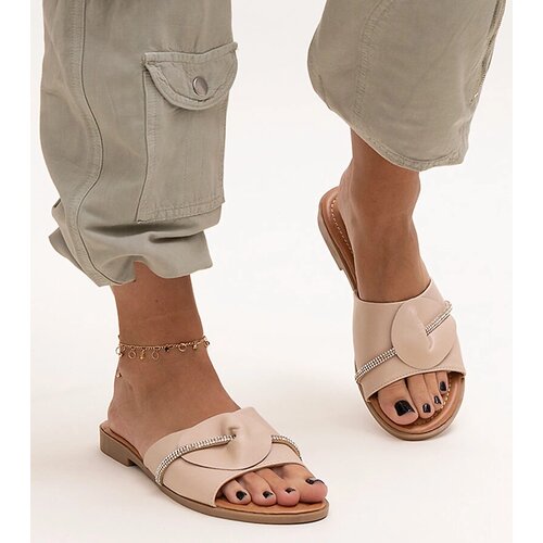 Gemre Amari sandals embellished with a rhinestone stripe Cene