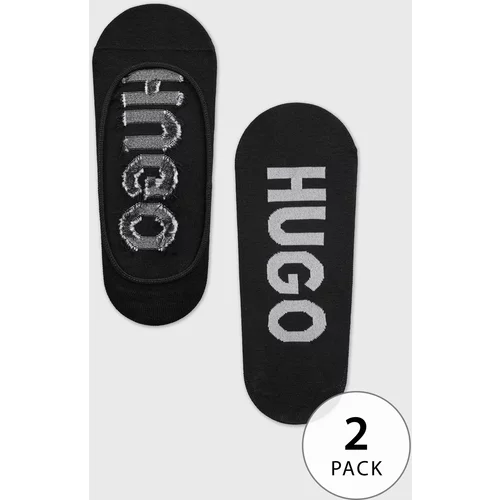 Hugo Boss 2PACK Stopalice HUGO Invisible Black
