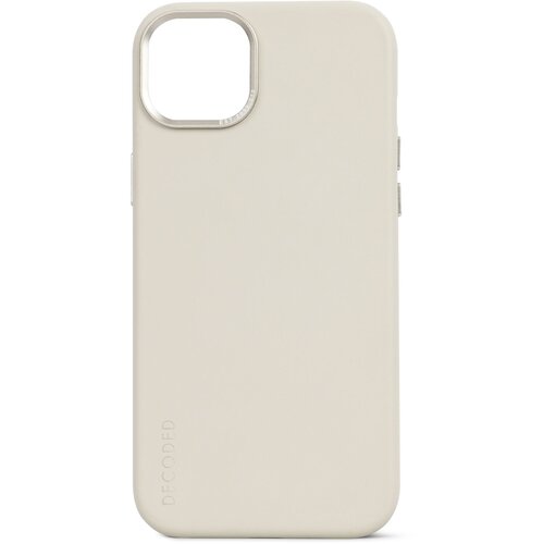 Decoded leather backcover for iphone 15 plus clay Slike