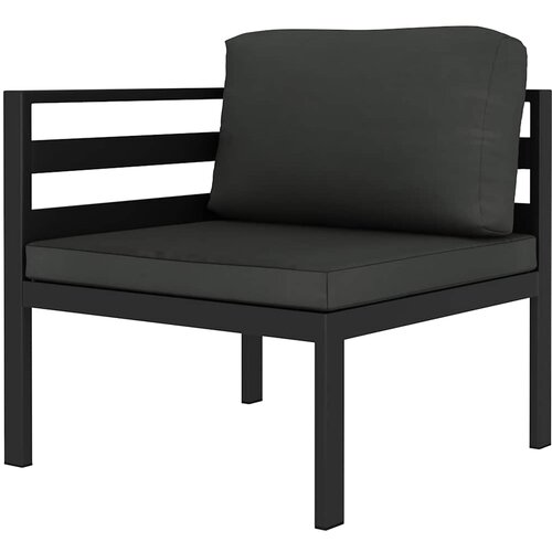  Modularna kutna sofa s jastucima 1 kom aluminijska antracit Cijene