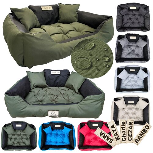 AIO FACTORY KingDog Green Vodoodporna pasja postelja Couch 55x45 cm, (21215194) Cene