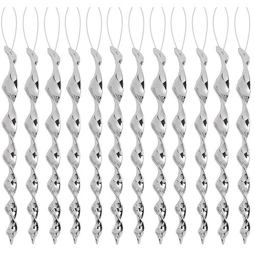 INF Spiralno odsevno stra&scaron;ilo, 10 kosov Silver 30 cm, (21274953) Cene