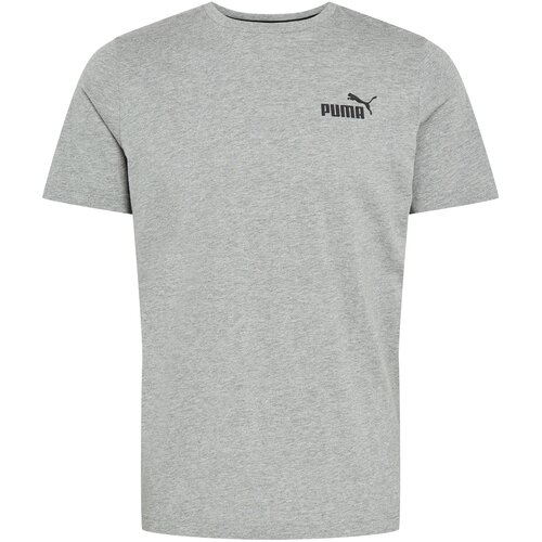 Puma Tehnička sportska majica 'Essentials' siva melange / crna Cene