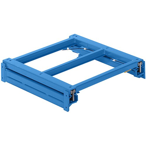 LISTA Izvlečni okvir, ŠxG 1290 x 1260 mm, obremenitev police 800 kg, izvlek 100%, svetlo modra Cene