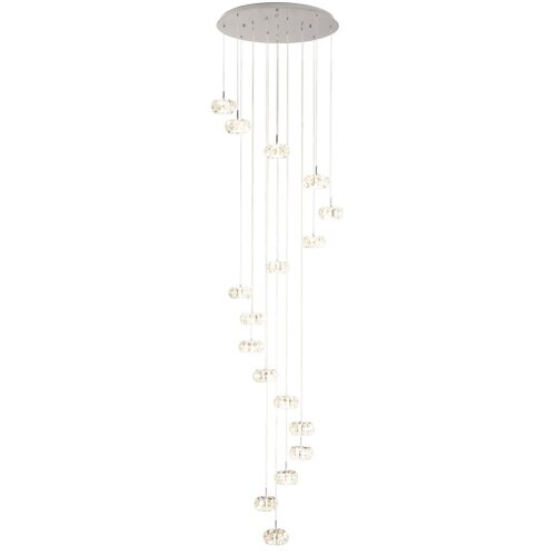 Eglo 39546 - led luster na sajli corliano, prigu&amp;scaron;iva, 17xLED/4,5W/230V Slike