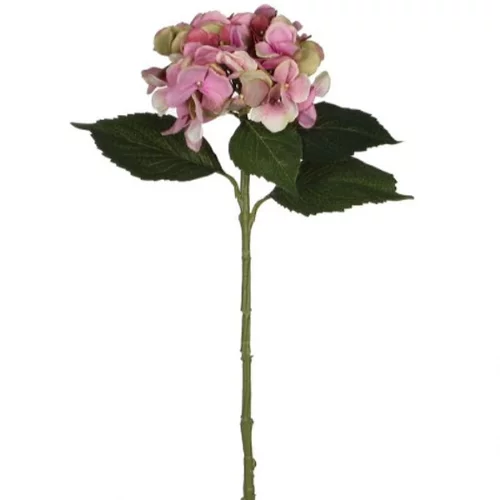 MICA Umetna dekorativna hortenzija (višina: 51 cm, plastična, roza)