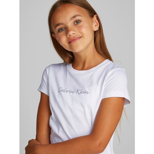 Calvin Klein Jeans Majica siva / bela Slike