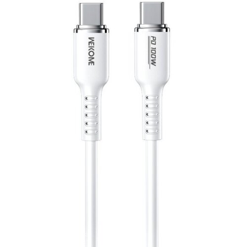 WEKOME WDC-11 Kabl 3.1 USB tip C M/M 1.2m, za Super brzo punjenje 100W/480Mbps, Silicon Soft, beli Cene