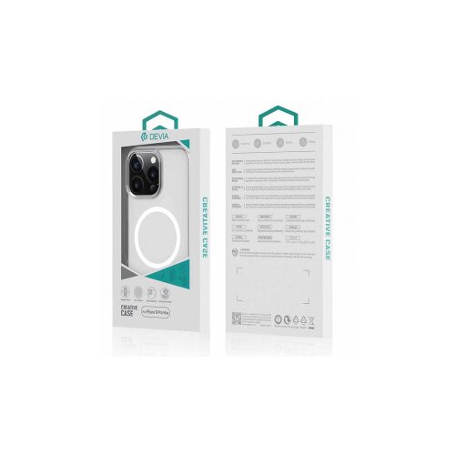 DEVIA futrola hard case pure clear magnetic shokprof case za iPhone 16 pro transparent Slike