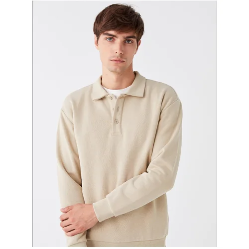 LC Waikiki Polo Neck Long Sleeve Men's Sweatshirt