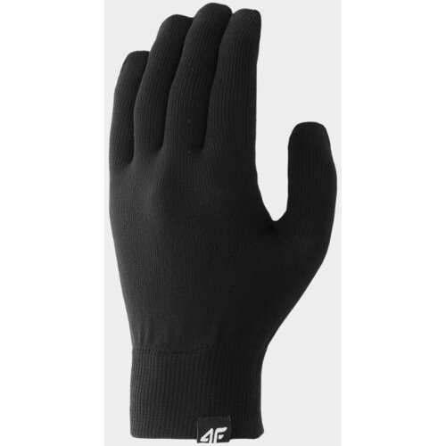 4f Knit Touch Screen Gloves Unisex Black WAW24AGLOU085-20S Slike