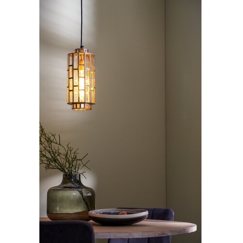 Light &amp;amp; Living Viseća svjetiljka u brončanoj boji sa staklenim sjenilom S&amp;oslash;strene &amp;ndash; Slike