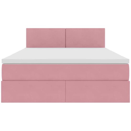  Krevet s od storage s madracem Ružičasta 140 x 200 cm Bar&amp;scaron;un Slike