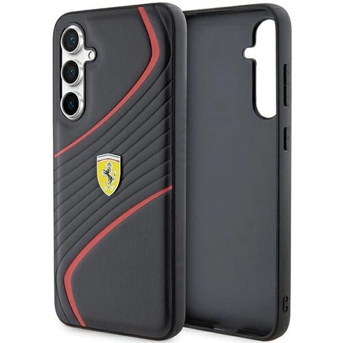 Ferrari ETUI TWIST METAL LOGO NA SAMSUNG GALAXY S23 FE - CZARNE, (21897551) Cene