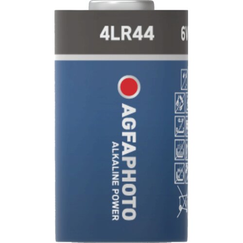 Agfaphoto alkalna baterija, za alarm, 6 V, blister pak. 1 kos - 4LR44 B1 Slike