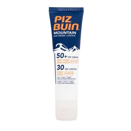 Piz Buin Mountain Sun Cream + Lipstick proizvod za zaštitu lica od sunca 22.3 ml unisex