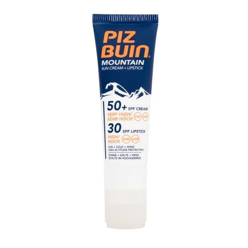 Piz Buin Mountain Sun Cream + Lipstick proizvod za zaštitu lica od sunca 22.3 ml unisex