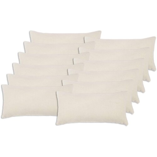  Presvlaka za jastuk 12 pcs HEERLEN Krem 40 x 80 cm Bouclé Cene