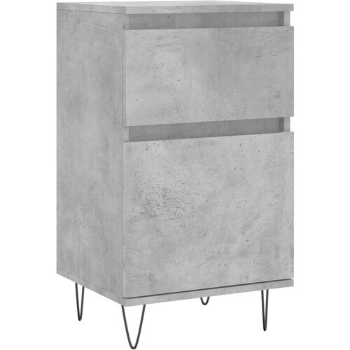 vidaXL Komoda 2 kosa betonsko siva 40x35x70 cm inženirski les Cene