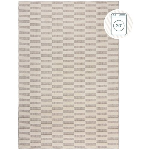 Flair Rugs Sivo-bež pralna preproga 194x290 cm Marlowe &amp;ndash; Slike