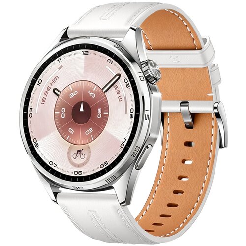 INF združljiv s huawei GT6 - 22 mm premium usnjen pa&scaron;ček za uro z nadgrajeno zaponko white, (5000114078) Cene