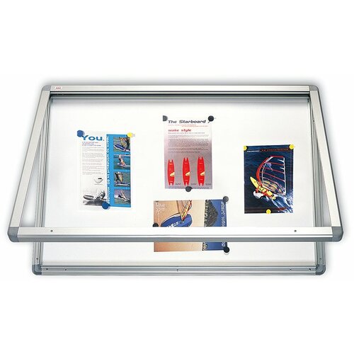 tabla oglasna 2x3 GS11510 sa vratima i inbus ključem, bela magnetna 150x100 Slike