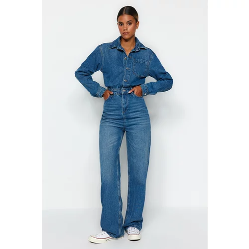 Trendyol Jumpsuit - Blue - Regular fit