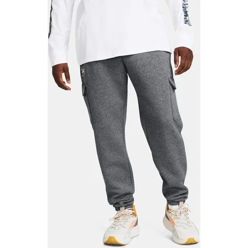 Under Armour Track Pants UA Essential Flc Cargo Pant-GRY - Men's