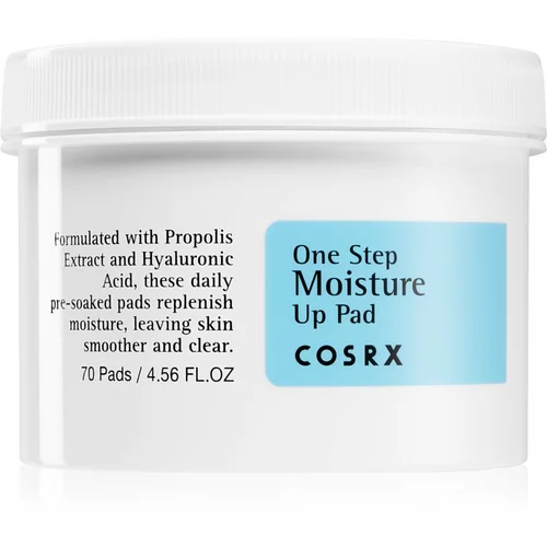 Cosrx One Step Moisture blazinice za piling lica s hidratantnim učinkom 70 kom