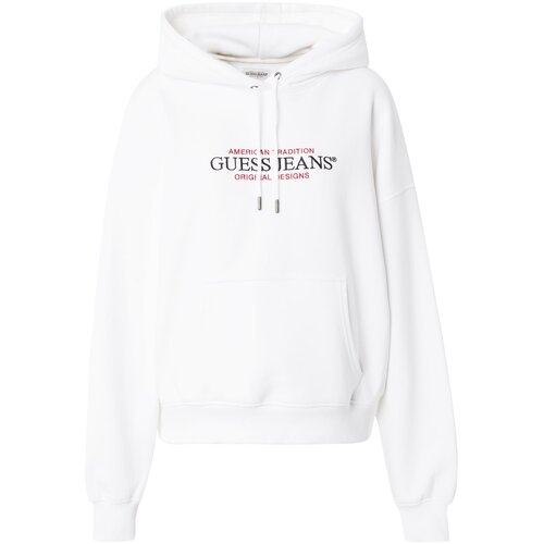 Guess Jeans Sweater majica &amp;#039;AMERICAN&amp;#039; crvena / crna / bijela Slike