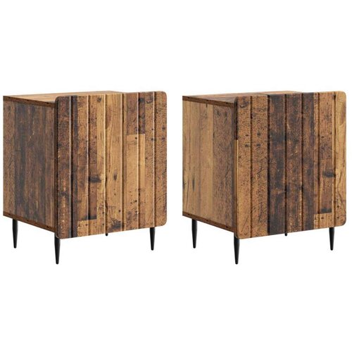  Noćni ormar 2 pcs Staro drvo 43 x 34 5 x 52 cm - Staro drvo 2 Cene