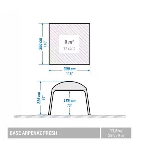 Olimp Sport Dnevni boravak za kampovanje za 10 osoba Cene