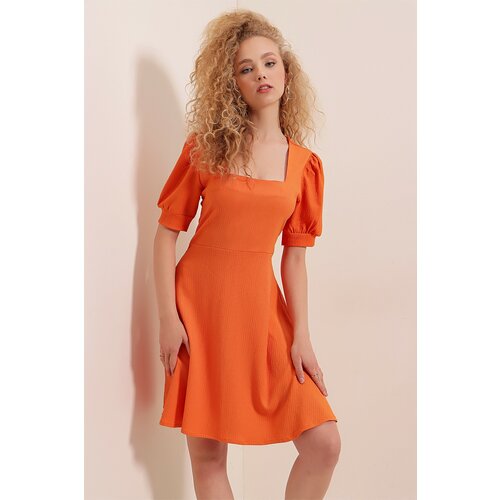 Bigdart Dress - Orange - A-line Cene