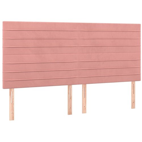  Boxspring - Krevet s oprugama i madracem ružičasti 180x200 cm bar&amp;scaron;unasti - Ružičasta 180 x 200 cm vodoravne pruge Slike