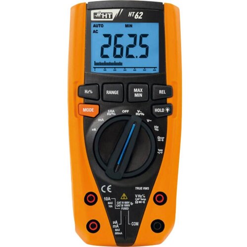HT Instruments Ručni multimetar, digitalni HT62 kalibriran prema: tvorničkom standardu (bez certifikata) CAT III 1000 V, CAT IV Cijene