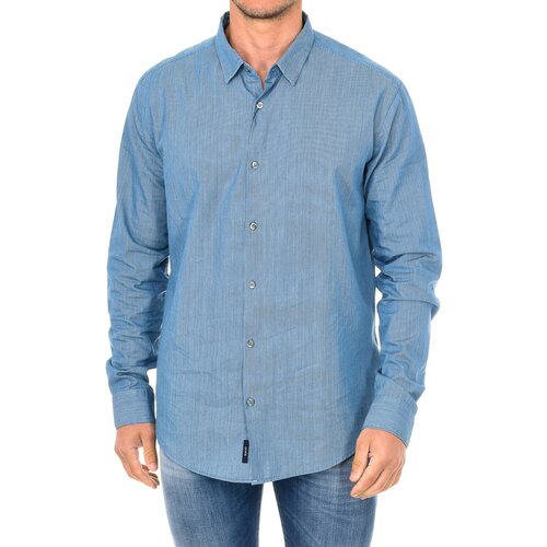 Armani Jeans Srajce z dolgimi rokavi 3Y6C09-6NDZZ-0500 Modra Cene