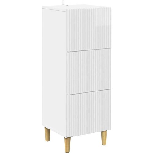  Ormar s ladicama Bijela visokog sjaja 33 x 34 5 x 90 cm - Bijela visokog sjaja Cene