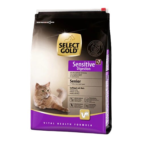 Select Gold Cat Sensitive Senior digestion živina i pirinač 0.4kg Slike