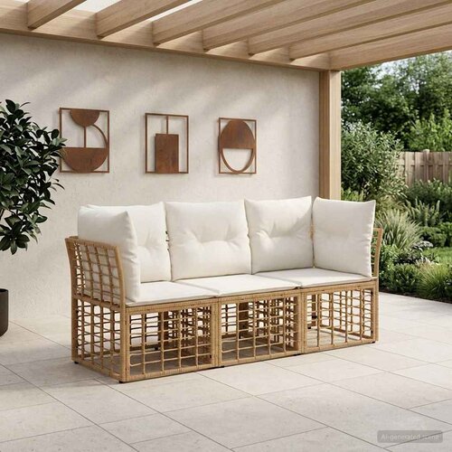  Set vanjskih sofa Prirodna Poliester Cijene